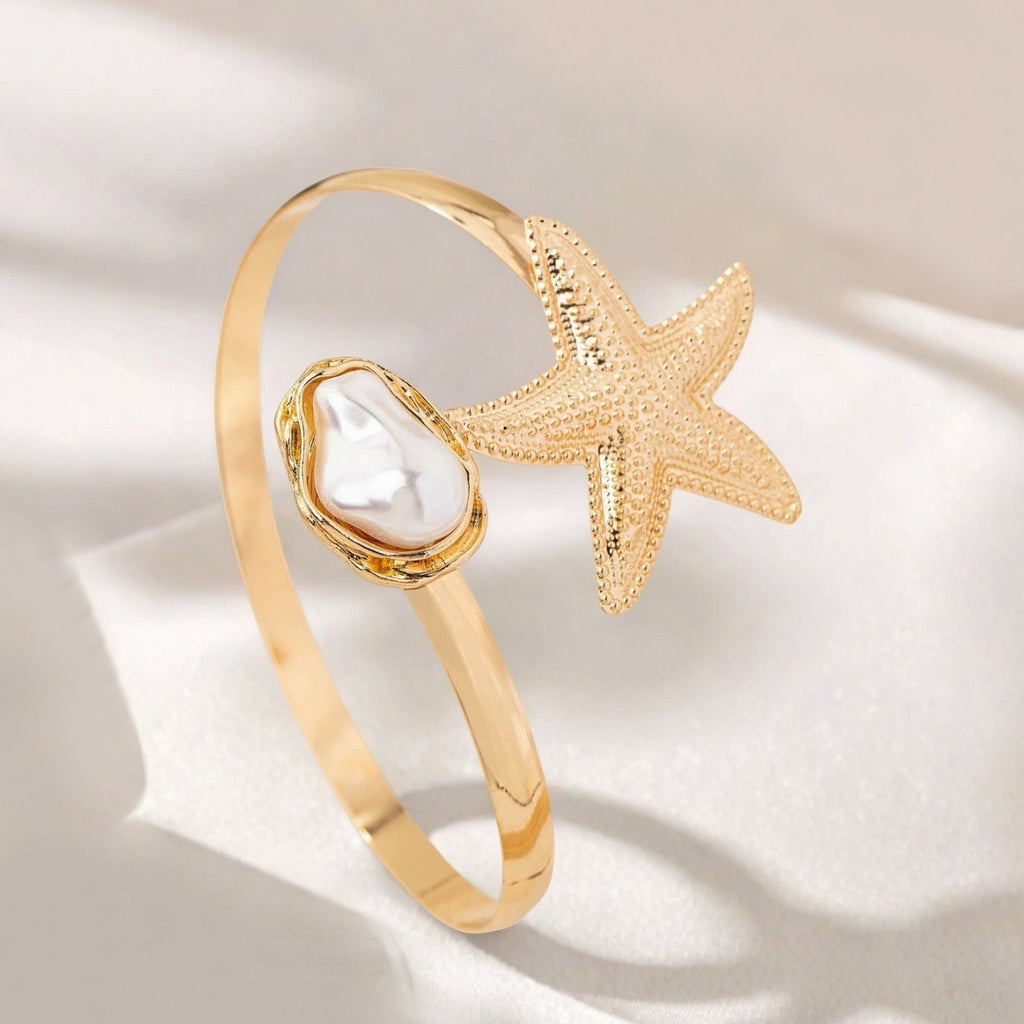 Pearl Adjustable Arm Bracelet
