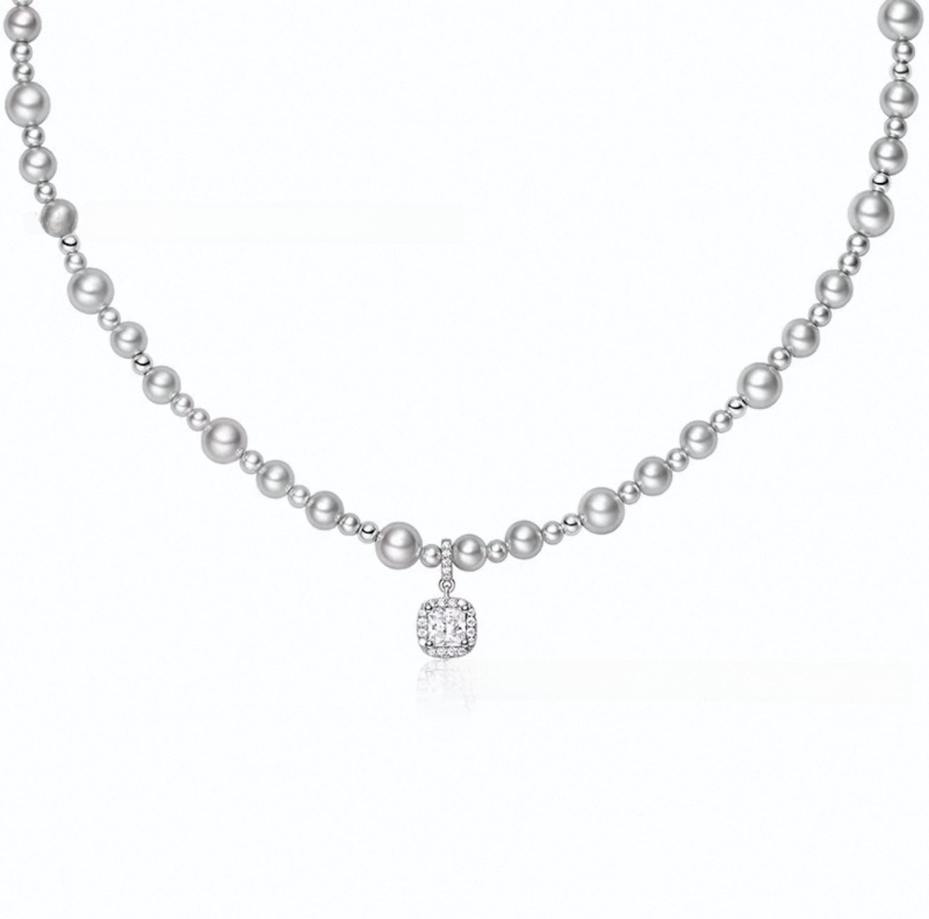 Bubble Sugar Heart Necklace