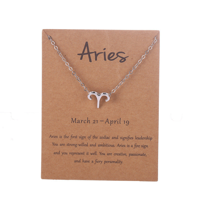 Zodiac Necklace with Card