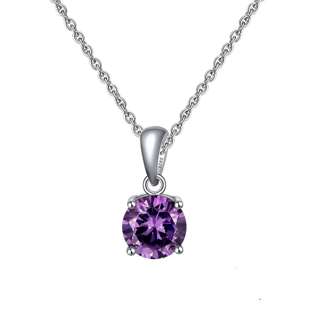 Moissanite Geometric Pendant Necklace
