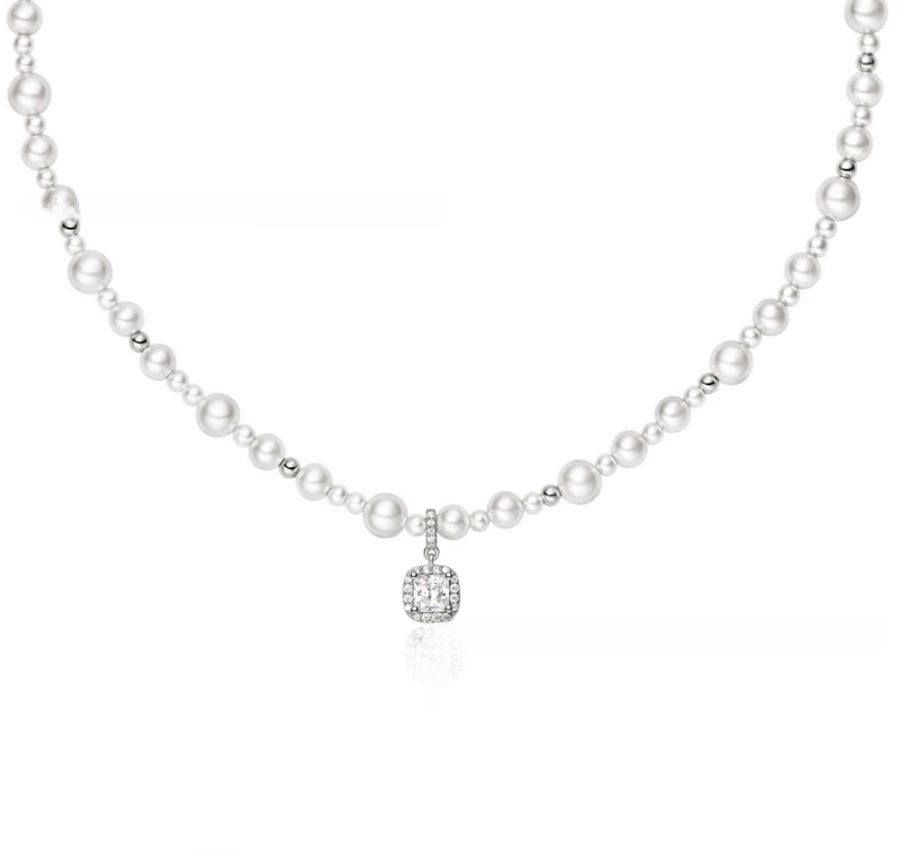 Bubble Sugar Heart Necklace