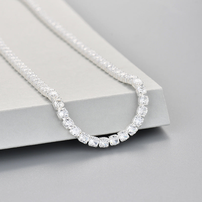 Geometric Rhinestone Necklace