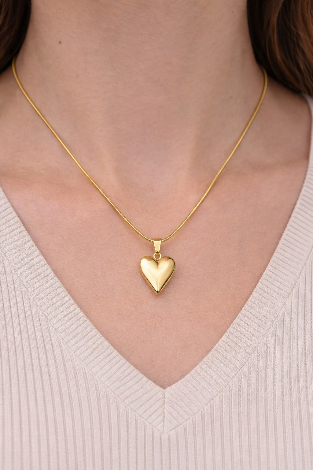 Steel Heart Necklace