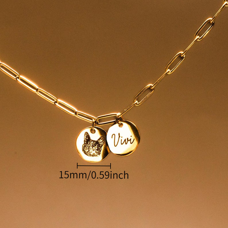 Personalized Stainless Steel Necklace