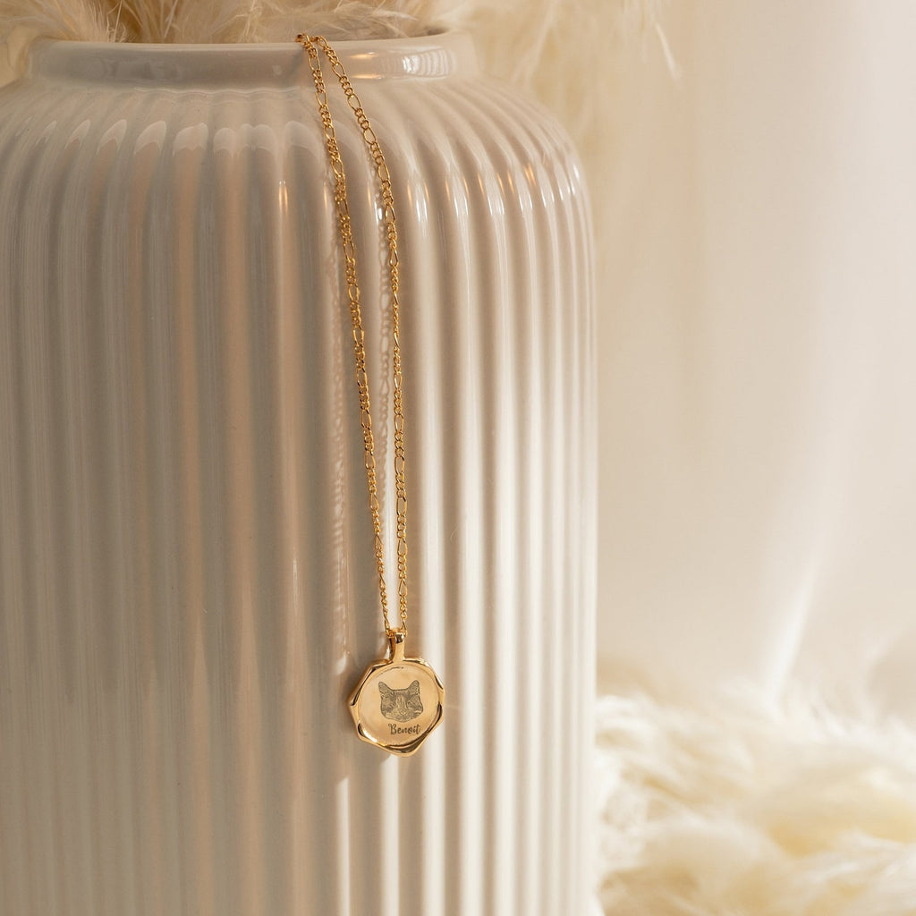 Engraved Pet Pendant Necklace