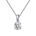 Moissanite Geometric Pendant Necklace