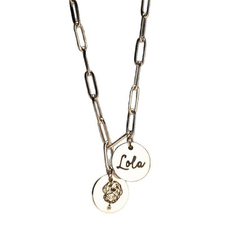 Personalized Stainless Steel Necklace