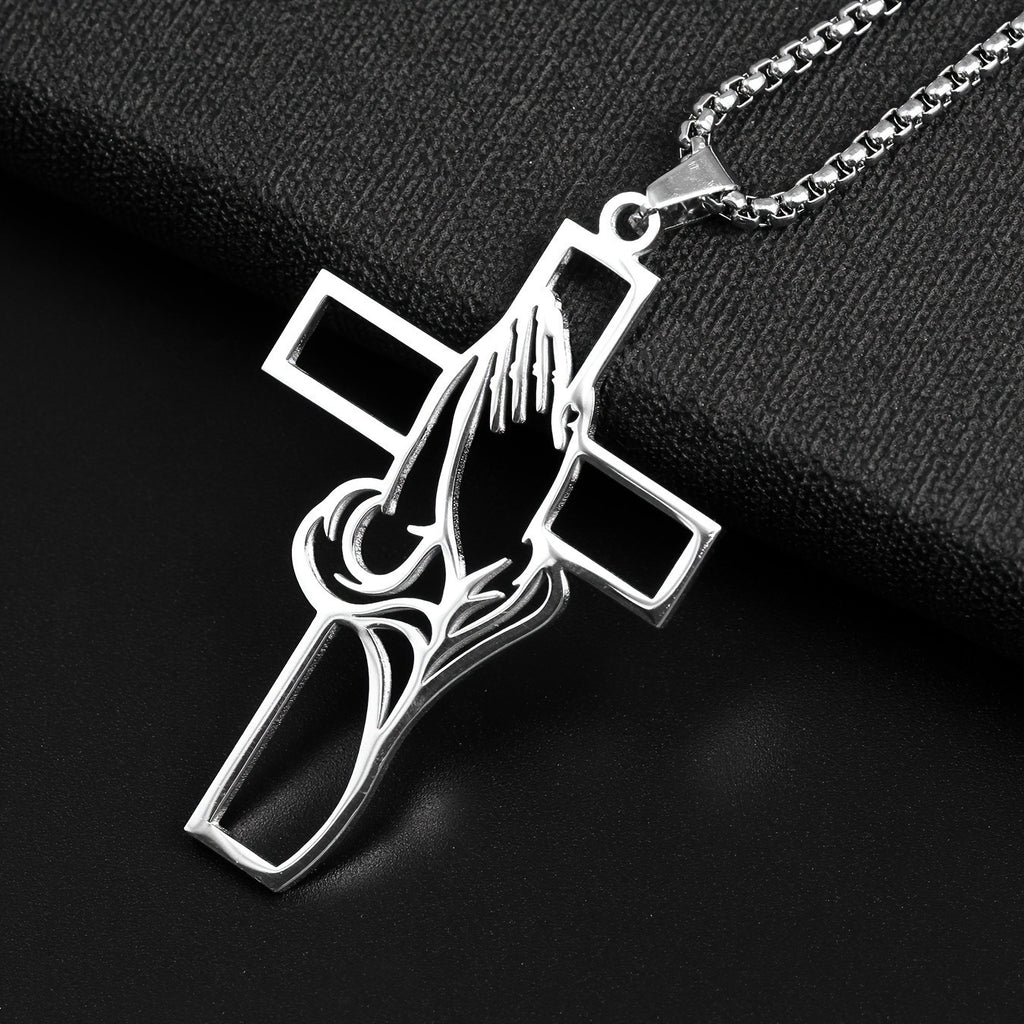 Praying Cross Necklace