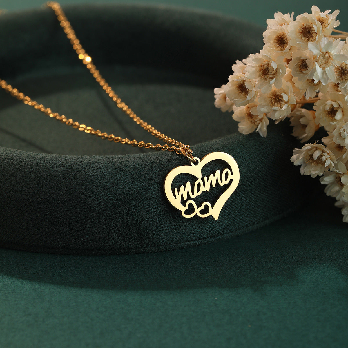 Hollow Heart Pendant Necklace
