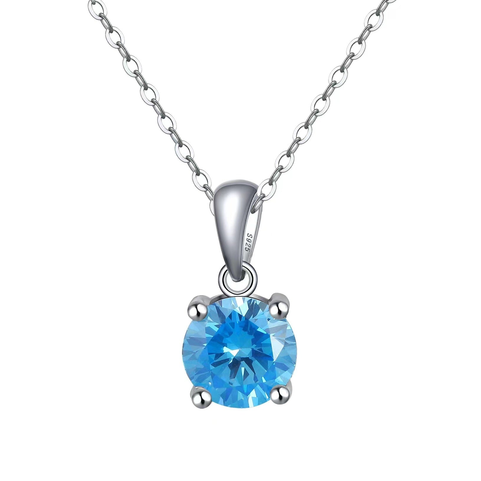 Moissanite Geometric Pendant Necklace