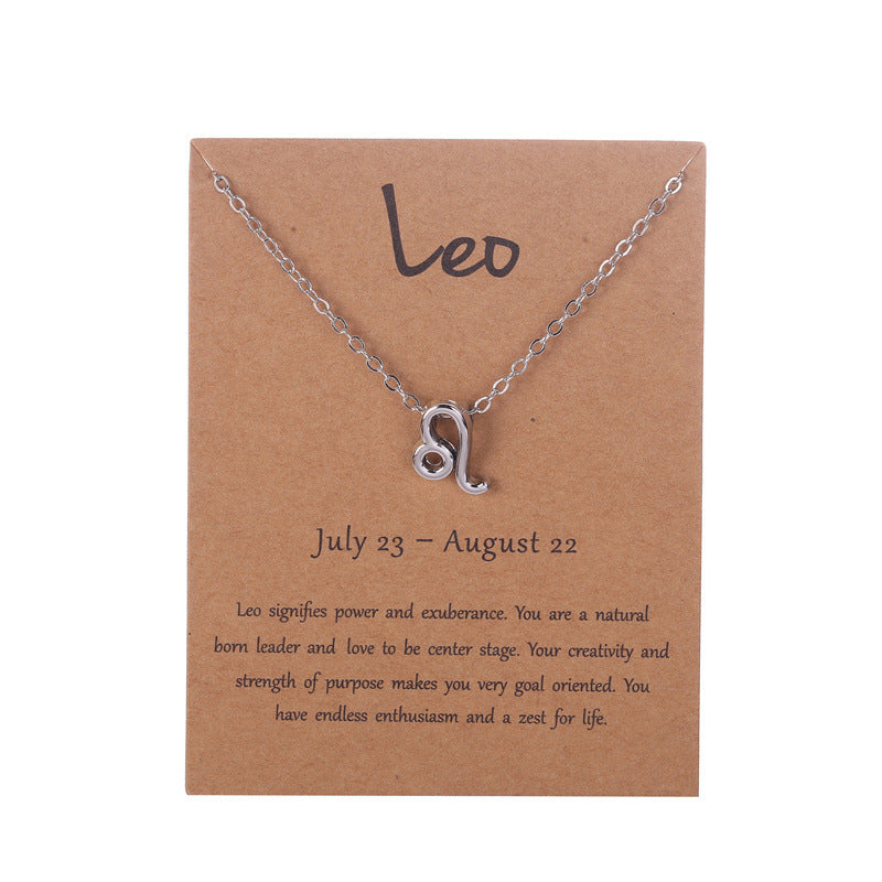 Zodiac Necklace with Card