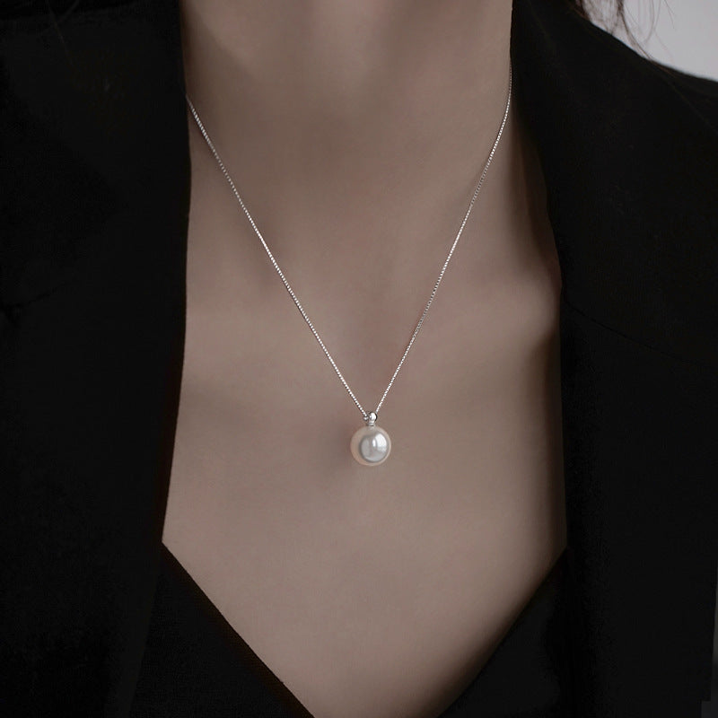 Sterling Silver Pearl Necklace