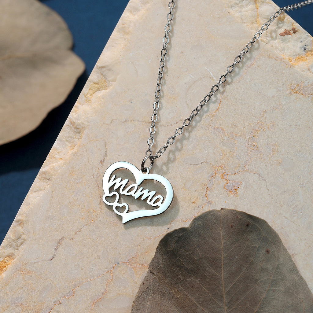 Hollow Heart Pendant Necklace