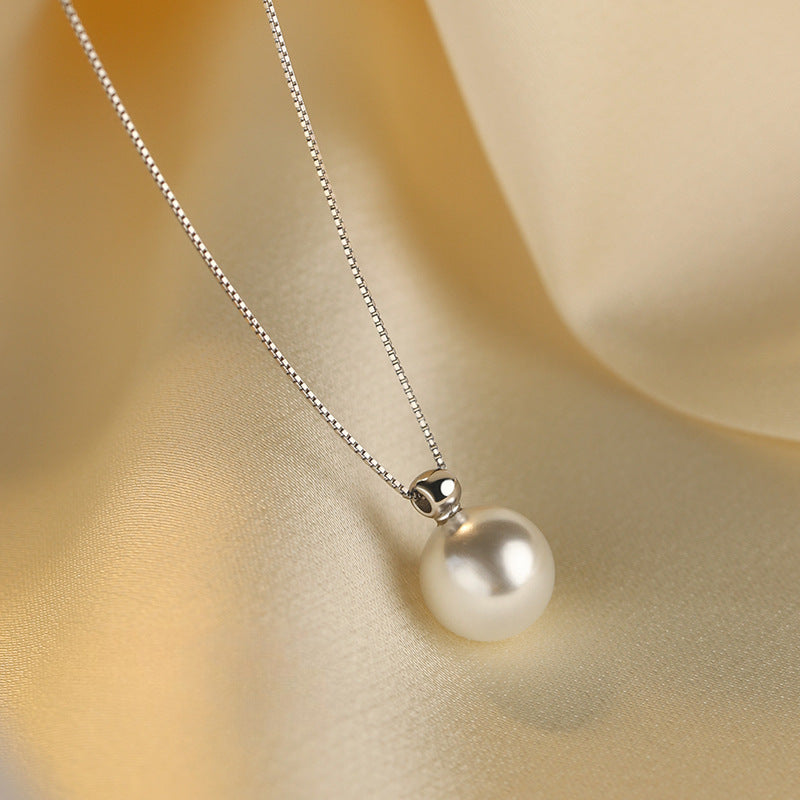 Sterling Silver Pearl Necklace