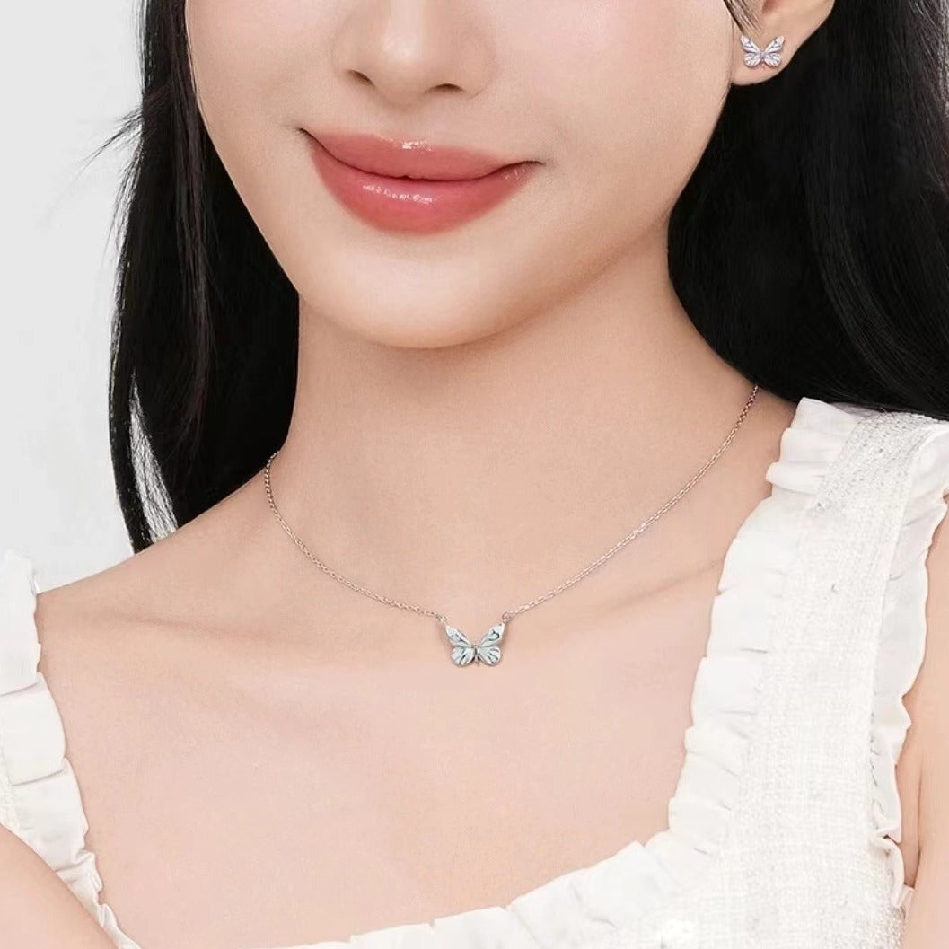 925 Silver Butterfly Necklace