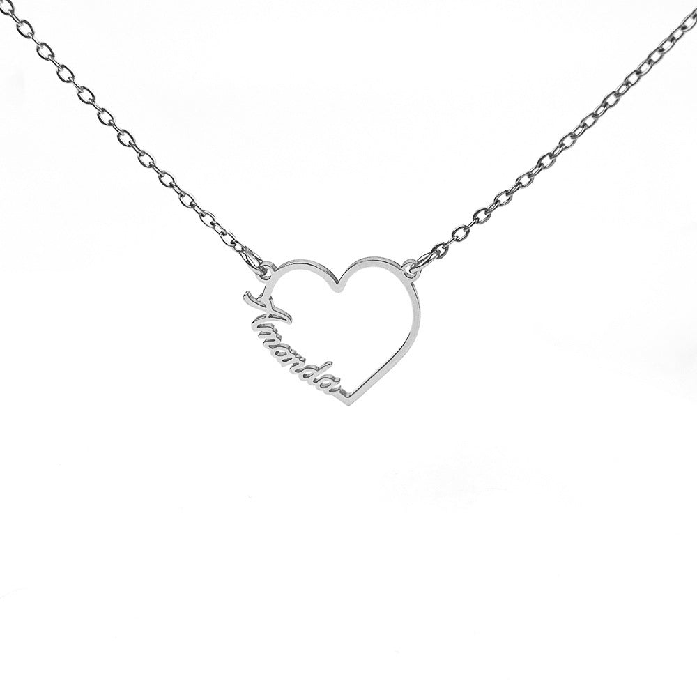 Custom Letter Name Necklace