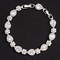 Geometric Pavé Zircon Bracelet