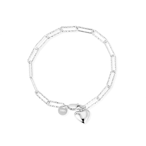 925 Silver Heart Shape Bracelet
