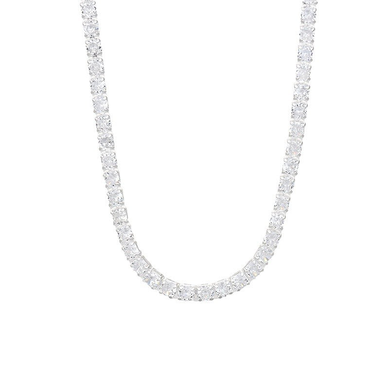 Geometric Rhinestone Necklace