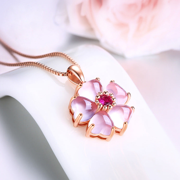 Rose Gold Heart Pendant