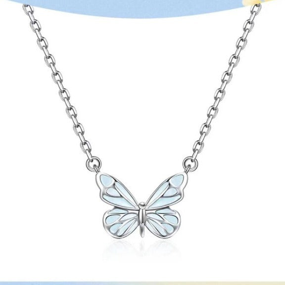 925 Silver Butterfly Necklace