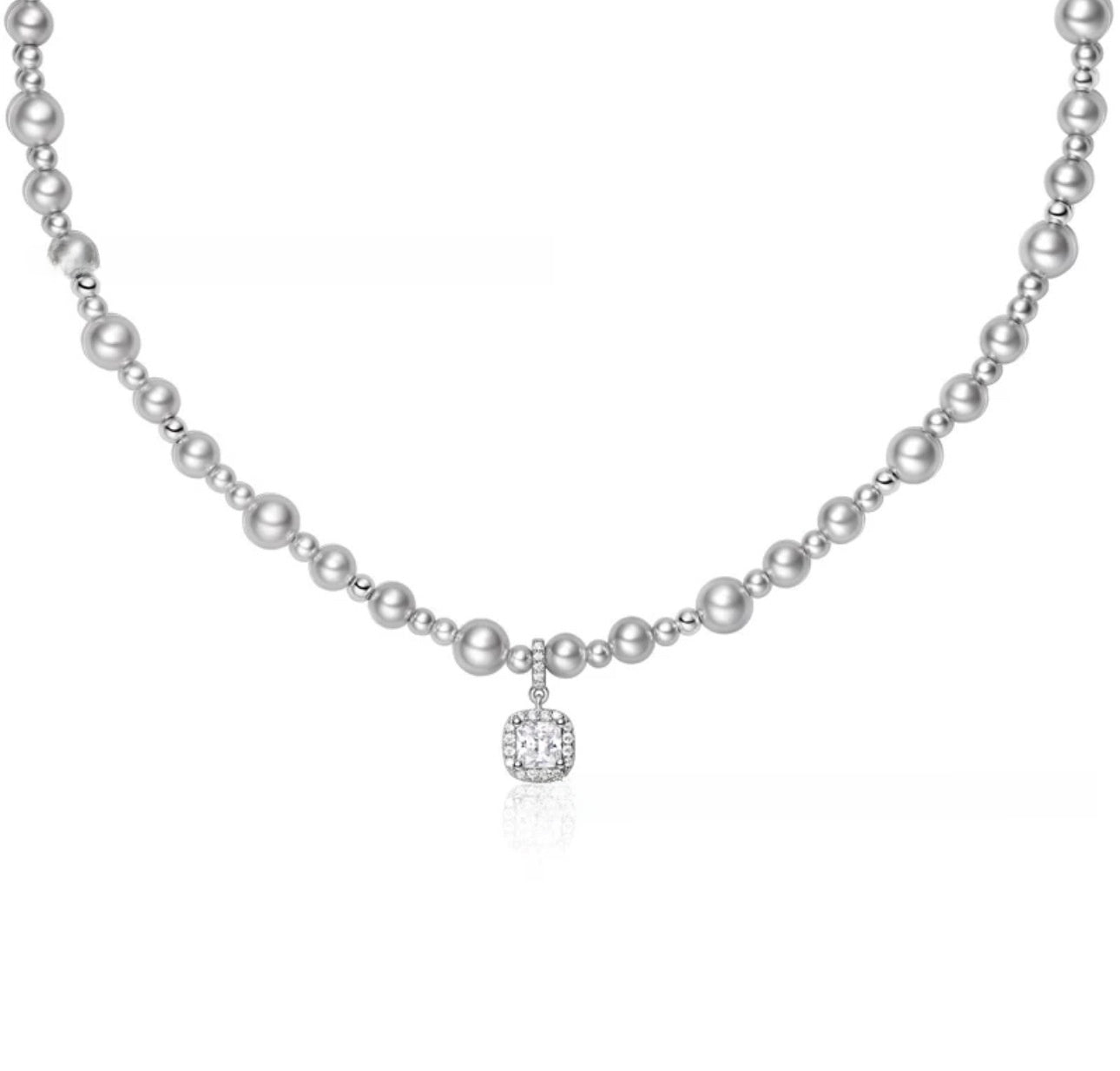 Bubble Sugar Heart Necklace