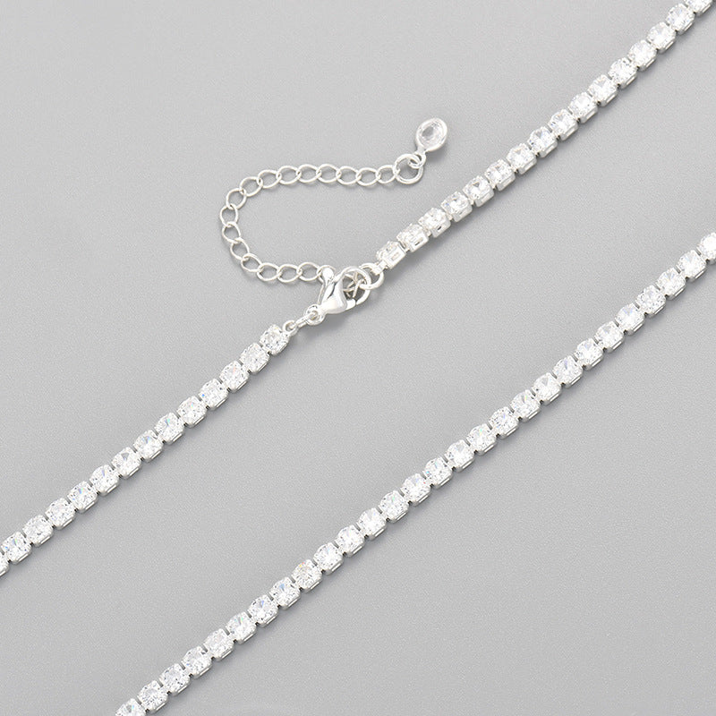 Geometric Rhinestone Necklace