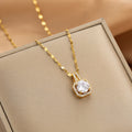 Titanium Steel Diamond Necklace