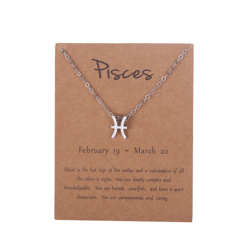 Zodiac Necklace with Card