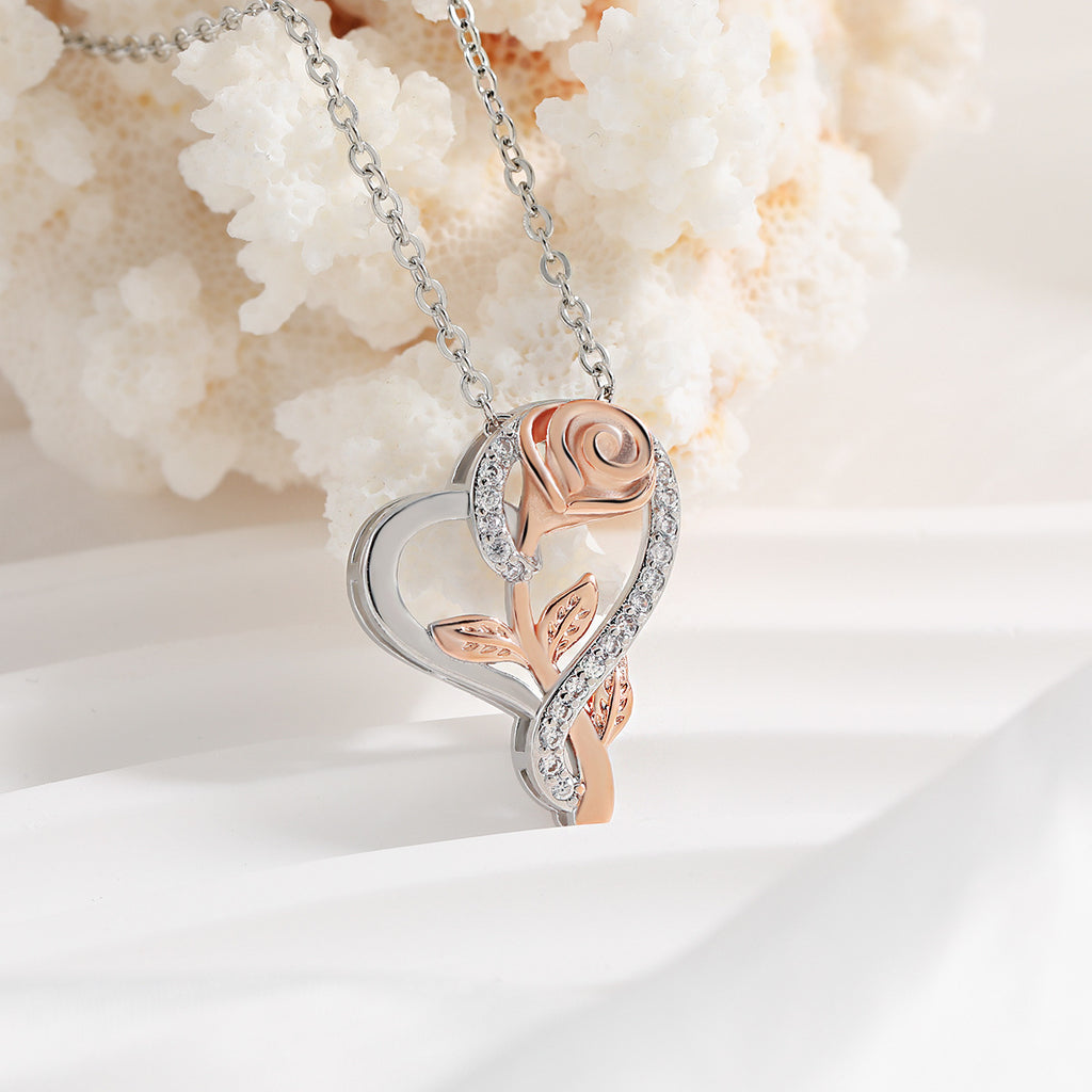 Rose Gold Heart Necklace