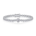 Platinum-Plated Moissanite Bracelet (0.5 Carat)