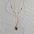 18K Gold-Plated Pearl & Rice-Bead Choker Necklace