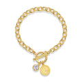 Gold-Plated 1-Carat Moissanite Bracelet