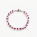 Square Cultured Gemstone Bracelet