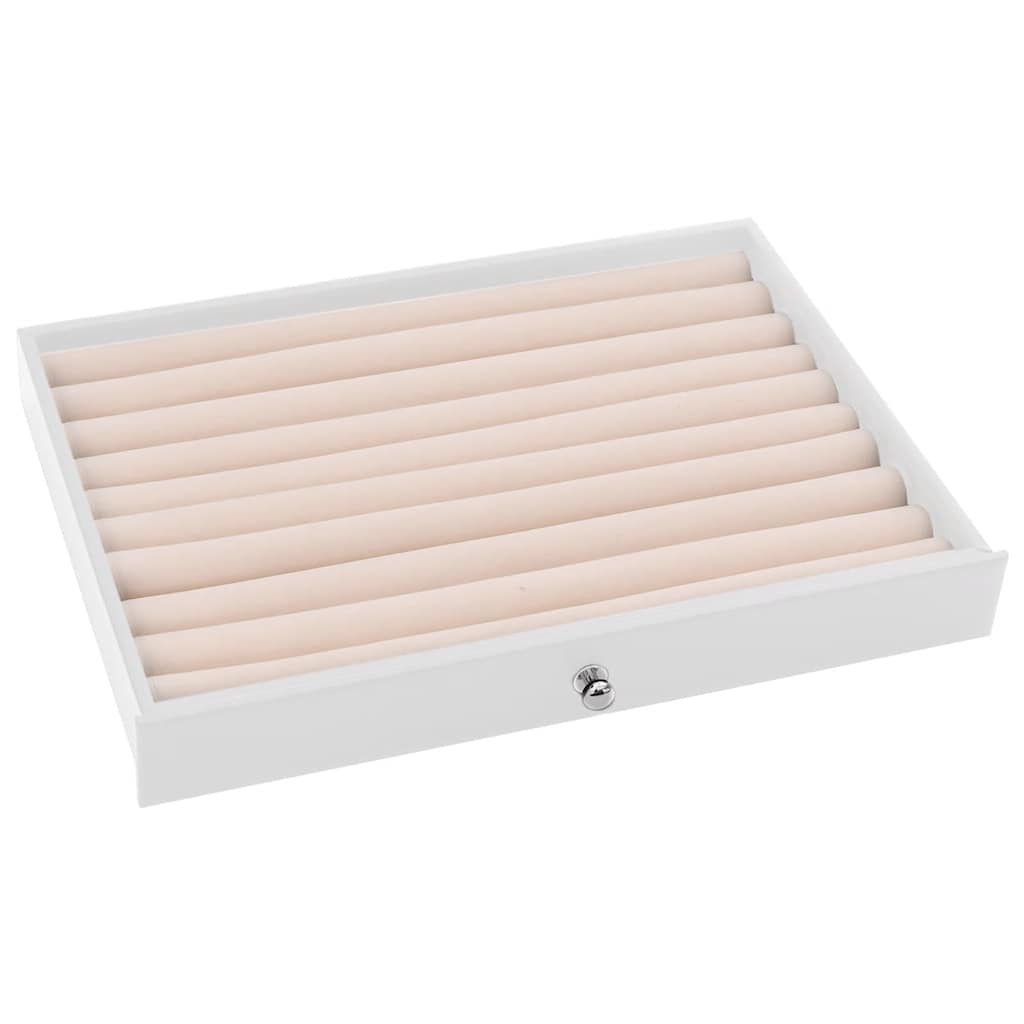 Luxury 10-Tier Jewelry Box with Watch Slots
