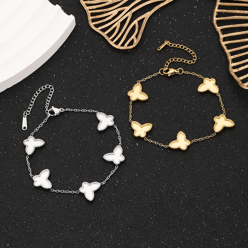 Reversible Butterfly Geometric Bracelet