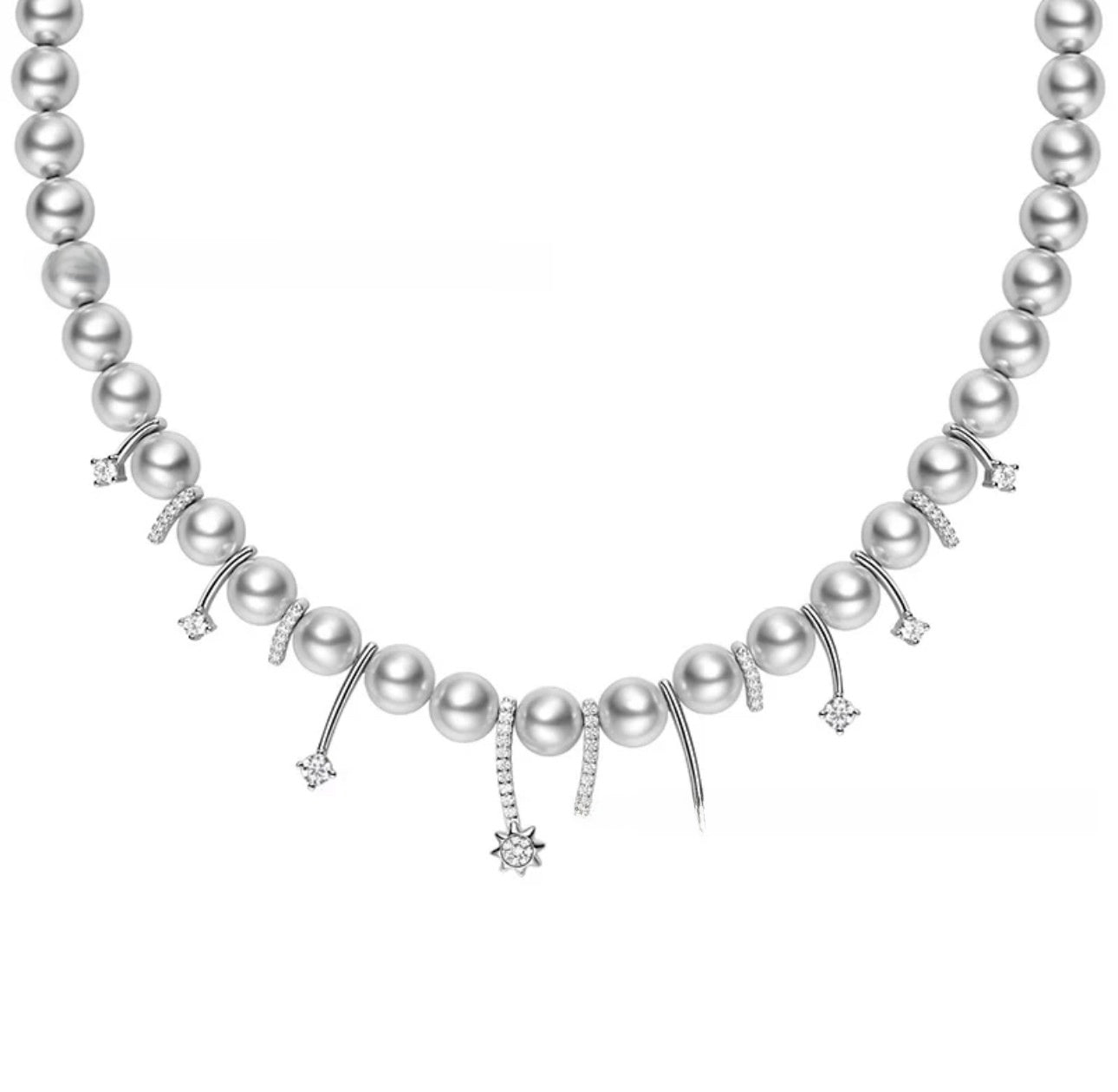 Bubble Sugar Heart Necklace