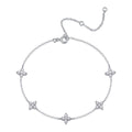 Silver Bracelet Electroplated with Platinum