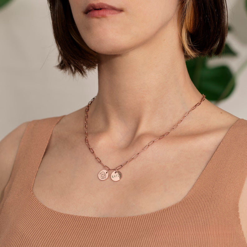 Personalized Stainless Steel Necklace