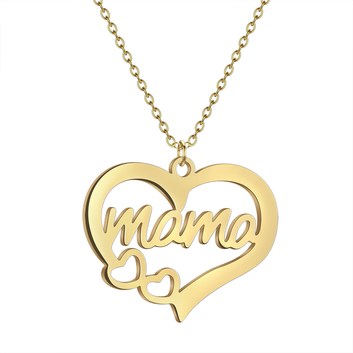 Hollow Heart Pendant Necklace