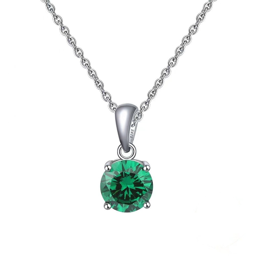 Moissanite Geometric Pendant Necklace