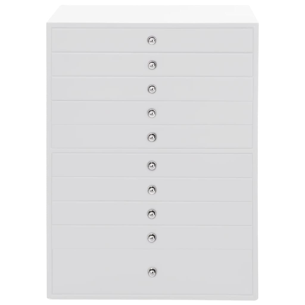Luxury 10-Tier Jewelry Box with Watch Slots