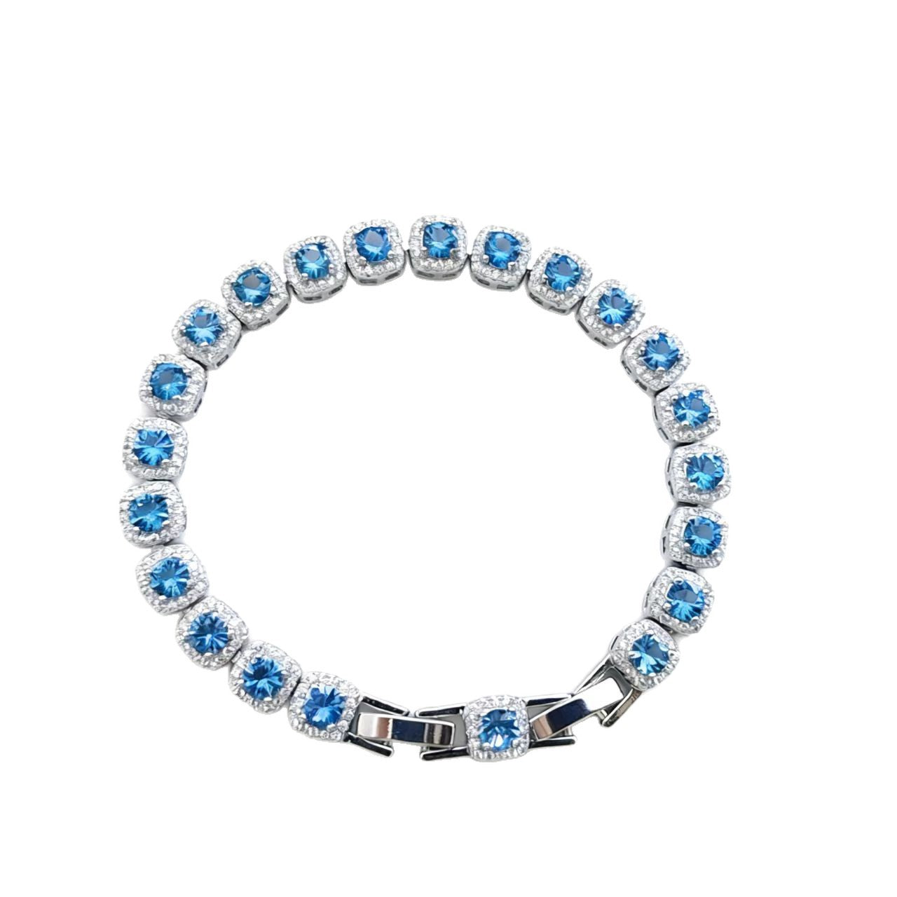 Square Cultured Gemstone Bracelet